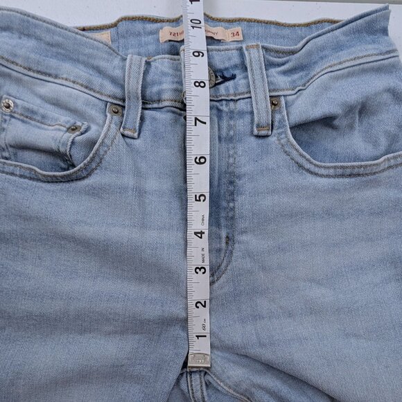 Levi’s Premium 721 High Rise Skinny Jeans Light Wash 24x30 Women’s Denim - Picture 11 of 12